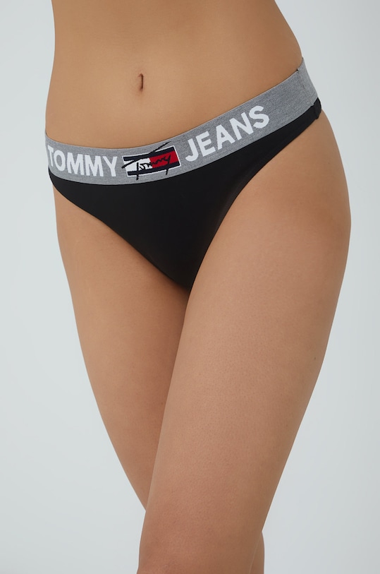 Tommy Jeans Stringi bawełna czarny UW0UW02823.4890
