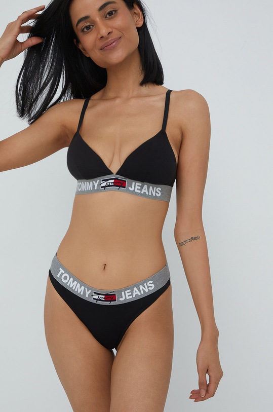 Odzież Tommy Jeans Stringi UW0UW02823.4890 czarny