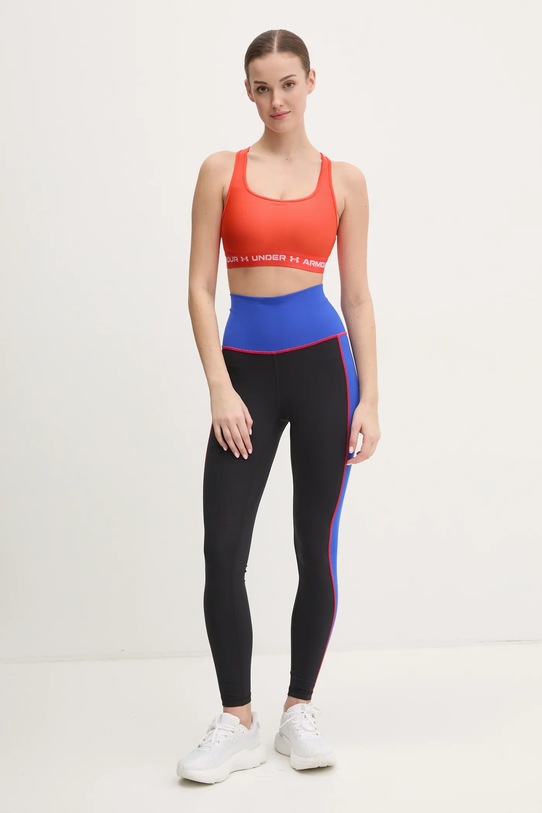 Under Armour biustonosz sportowy Crossback 1361034 pomarańczowy SS25