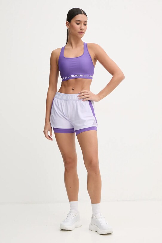 Športová podprsenka Under Armour Crossback 1361034 fialová SS25