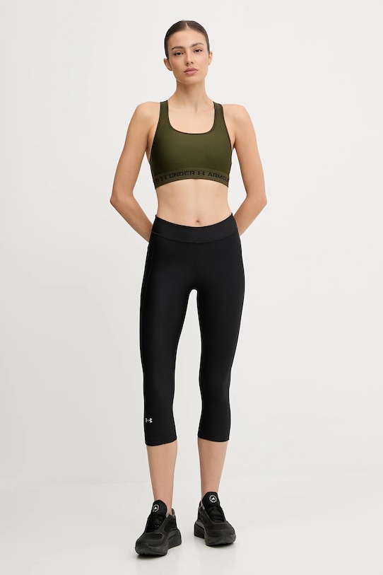 Under Armour biustonosz sportowy Crossback 1361034 zielony AW25