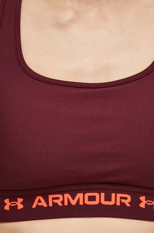 Športová podprsenka Under Armour Crossback 1361034 burgundské