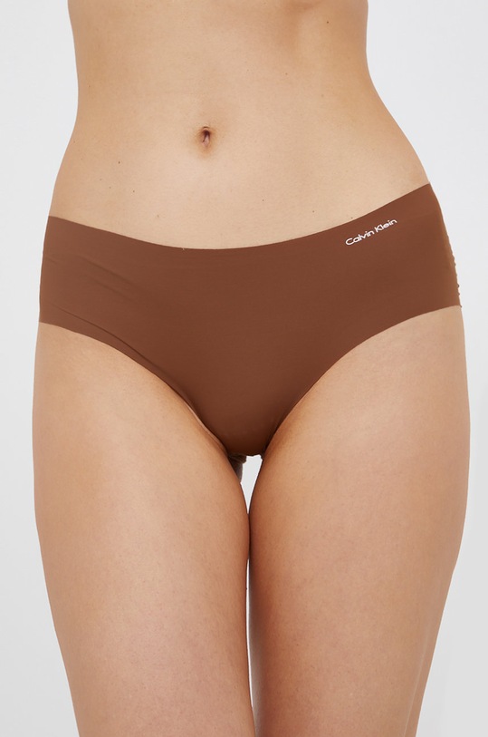 Calvin Klein Underwear Figi tkanina brązowy 0000D3429E.4890