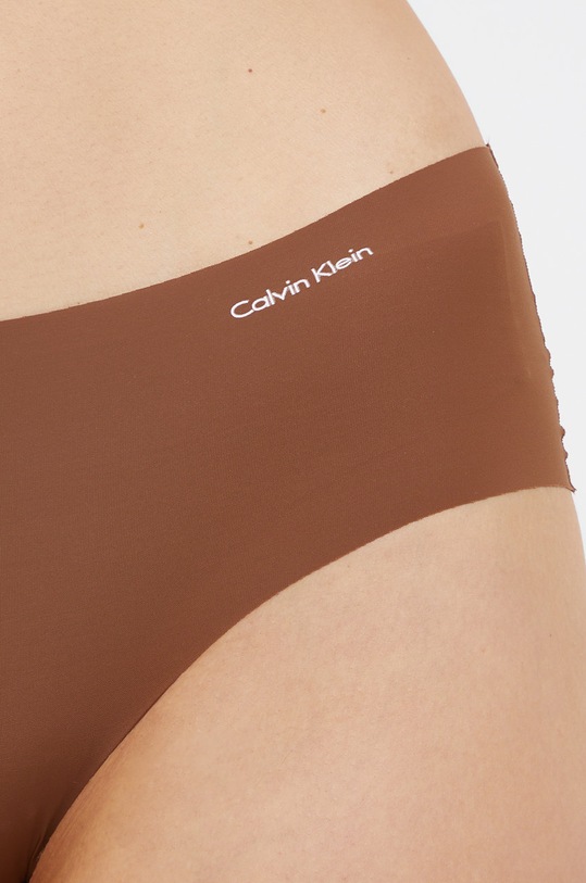 Odzież Calvin Klein Underwear Figi 0000D3429E.4890 brązowy