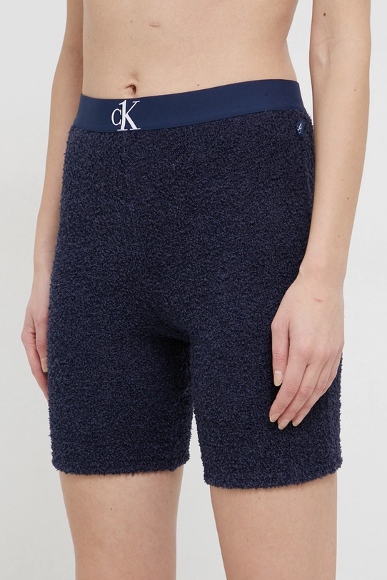 Calvin Klein Underwear rövid pizsama dzsörzé sötétkék 000QS6770E.4890