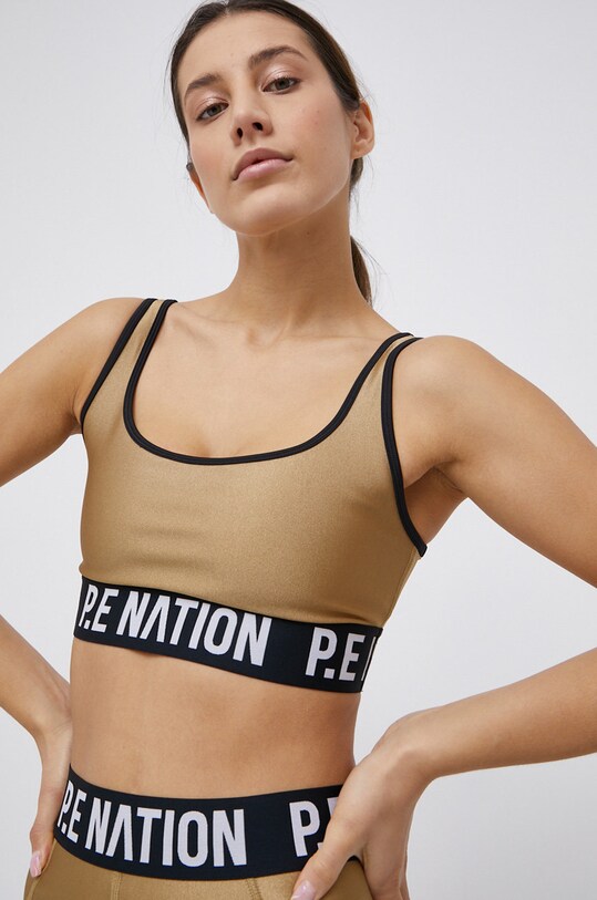 Спортивный бюстгальтер P.E Nation коричневый 21PE3C220