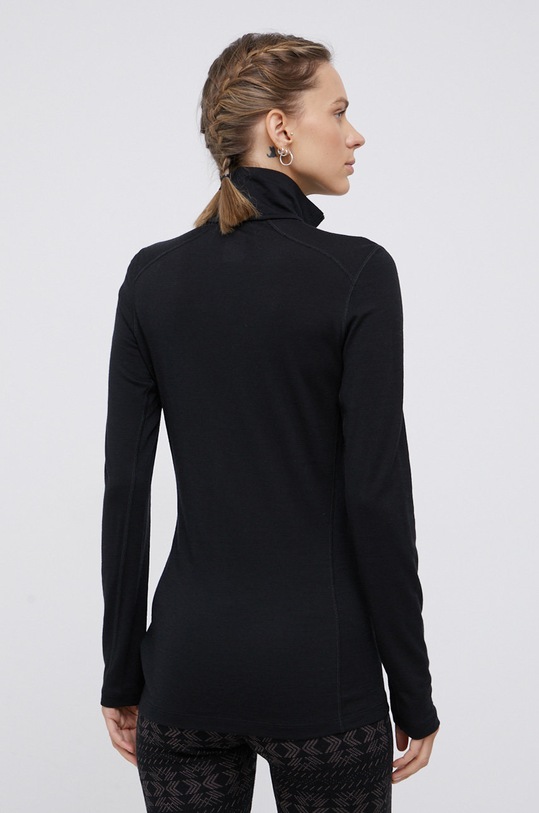 Odzież Icebreaker bielizna funkcyjna 200 Oasis LS Half Zip IB1043800011 czarny