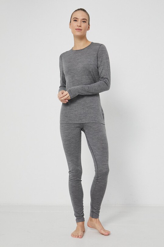 Вълнено функционално бельо Icebreaker IB1043830131 сив AW22