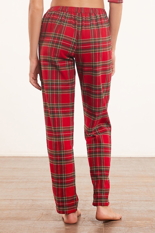 Odzież Etam Spodnie piżamowe Tam 652996573 czerwony