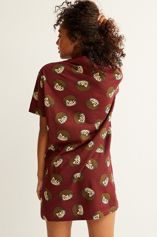 Undiz Koszula piżamowa Harry Potter 652927374 brązowy AW21