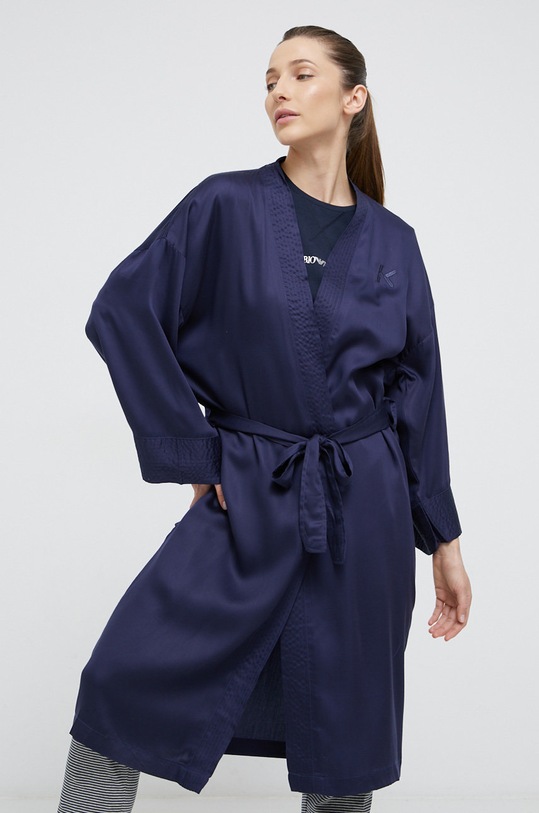 Kenzo Szlafrok granatowy KPLAIN