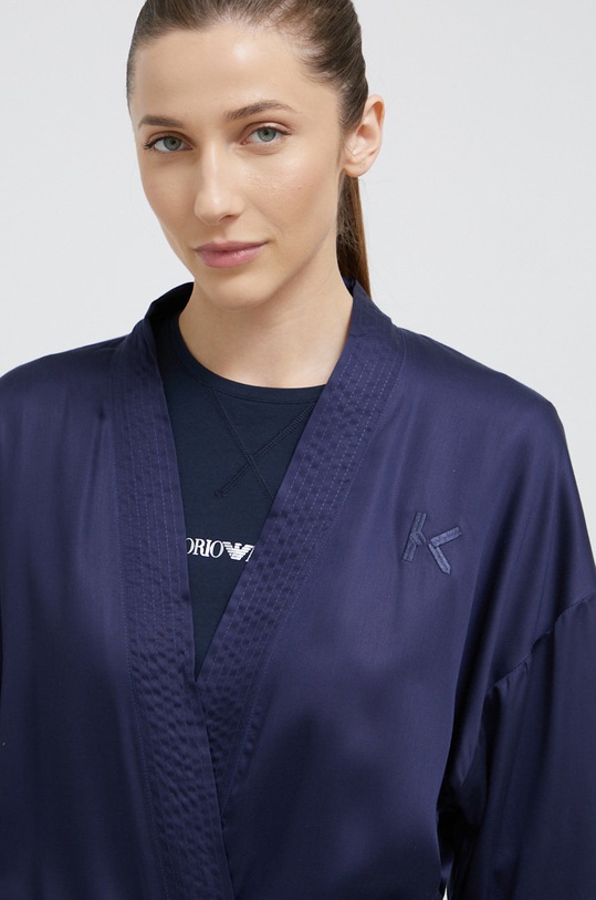Kenzo Szlafrok KPLAIN granatowy