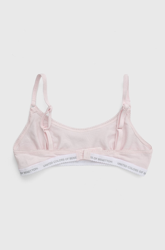 Дитячий бюстгальтер United Colors of Benetton (2-pack) 3MC10R1IN рожевий