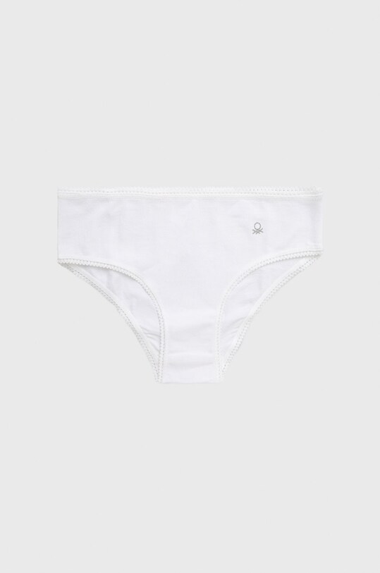 Дитячі труси United Colors of Benetton 3MC10S1BF білий AW21