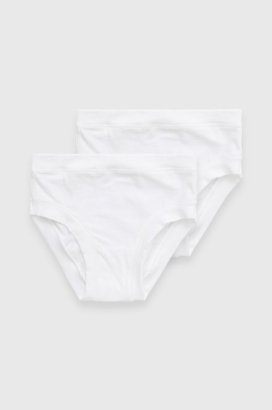 United Colors of Benetton Chiloți copii 2-pack Planet friendly alb 3ZQM0S1W2