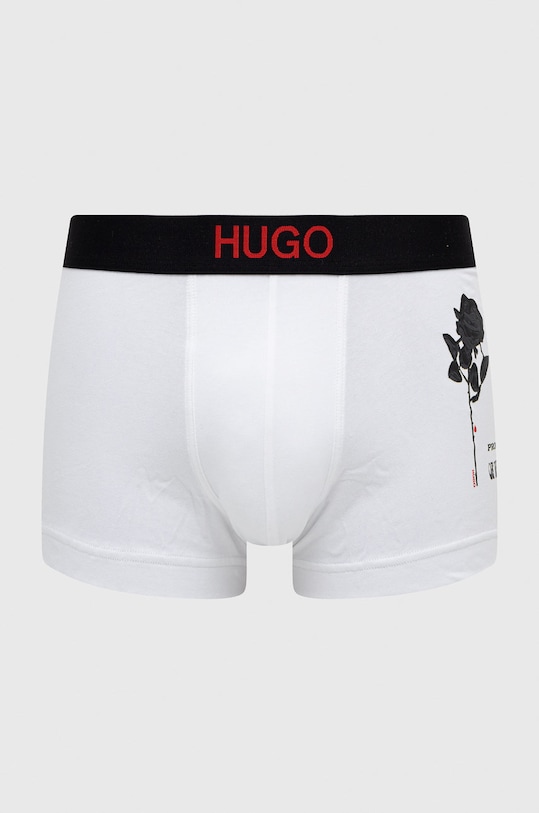 Boxerky Hugo pletenina bílá 50455331