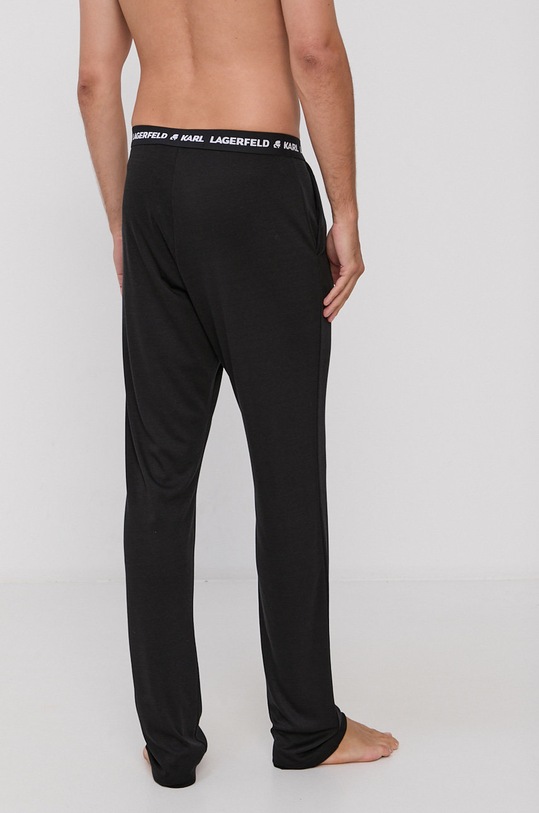Pyžamové nohavice Karl Lagerfeld 215M2182 čierna AW21