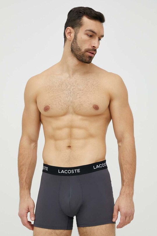 Lacoste boxeri 3-pack 5H9623 negru AW24