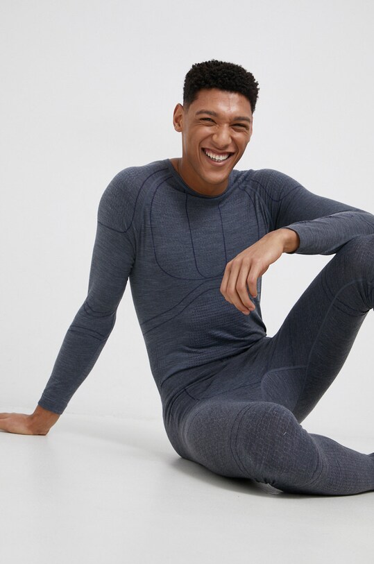 Viking lenjerie de corp functionala din lana set gri 500.22.7575