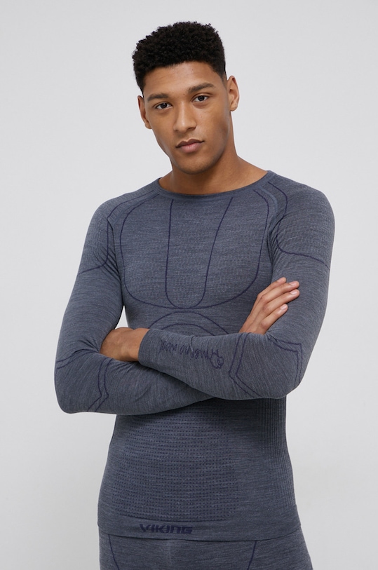 Viking lenjerie de corp functionala din lana gri 500.22.7575