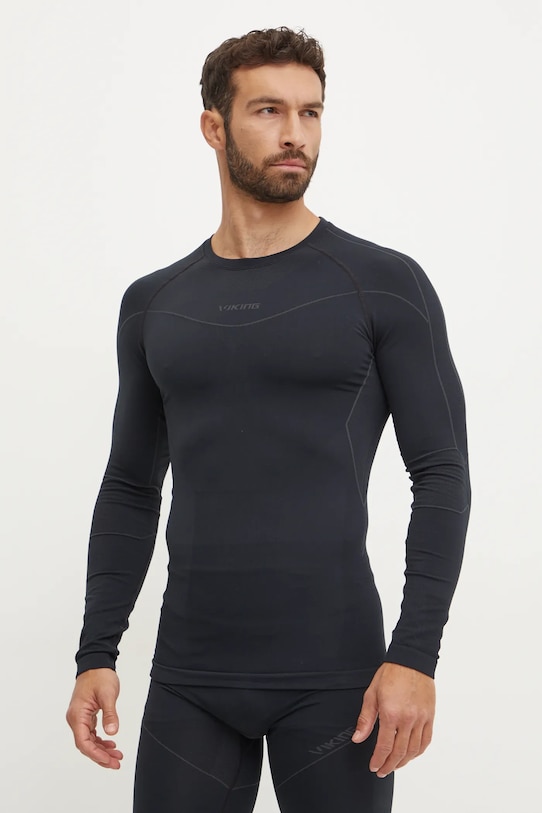 Комплект функционално бельо Viking Gary Bamboo 500.23.5514 черен AW23