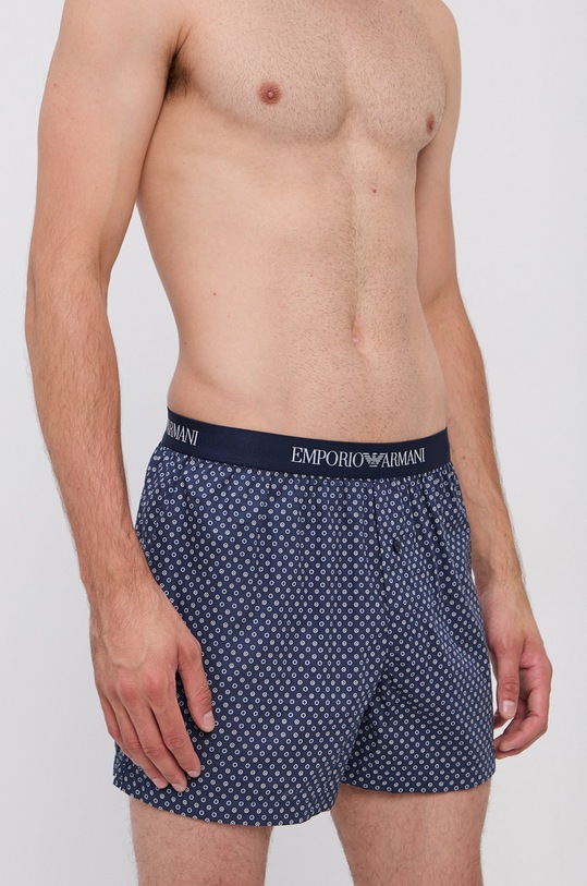 Boxerky Emporio Armani Underwear látka námořnická modř 110991.1A576