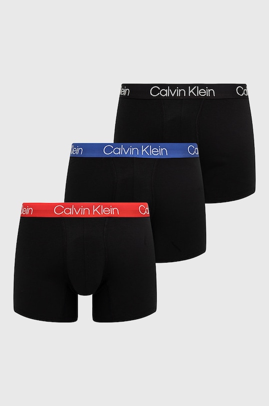 Boxerky Calvin Klein Underwear pletenina černá 000NB2971A.4890