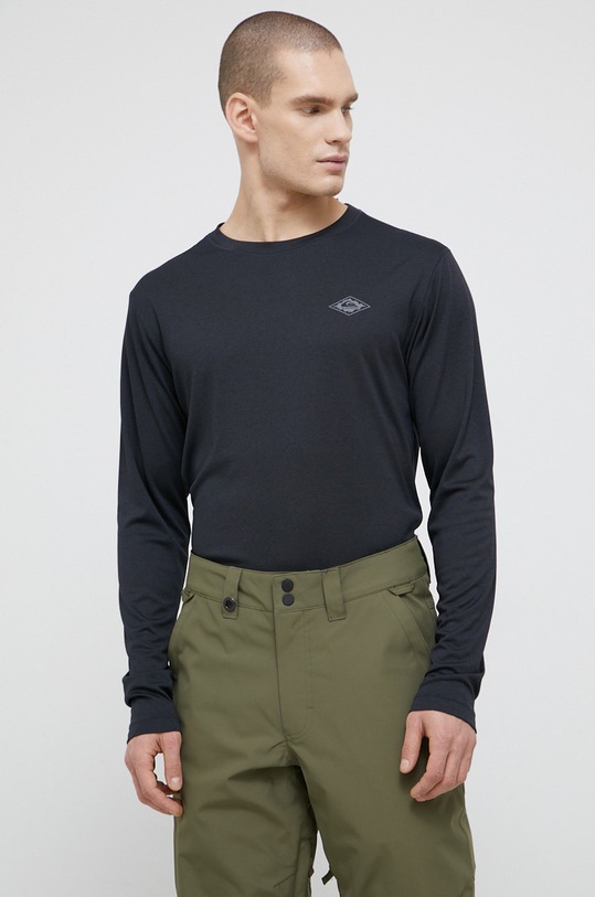 Ισοθερμικό μακρυμάνικο Quiksilver Territory πάνω μέρος μαύρο EQYLW03047