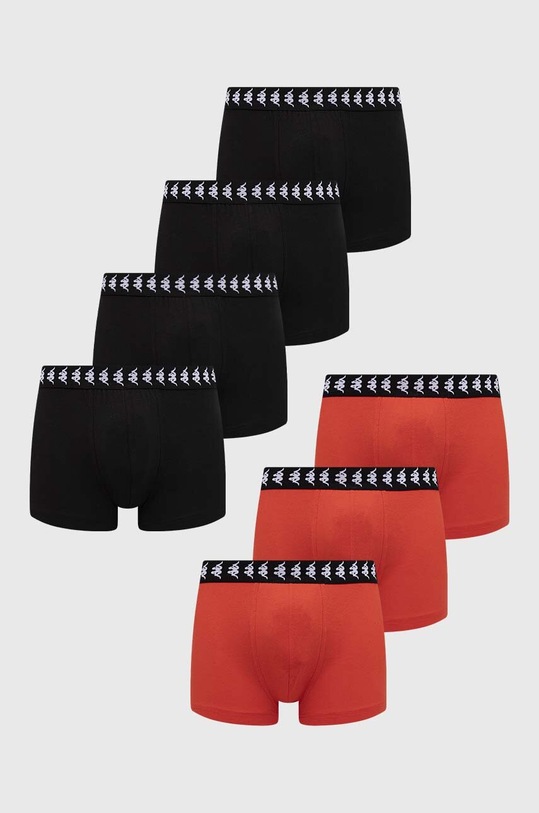 Kappa bokserki 7-pack dzianina czerwony 708276