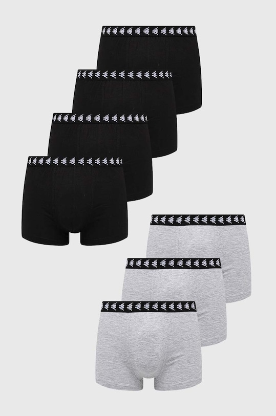 Μποξεράκια Kappa 7-pack εφαρμοστό σορτς μπόξερ γκρί 708276