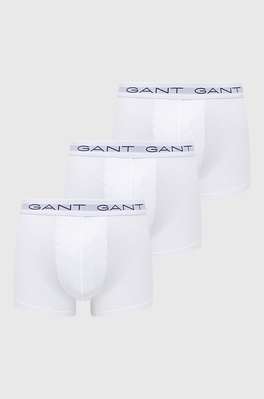Boxerky Gant (3-pack) pletenina bílá 900003004