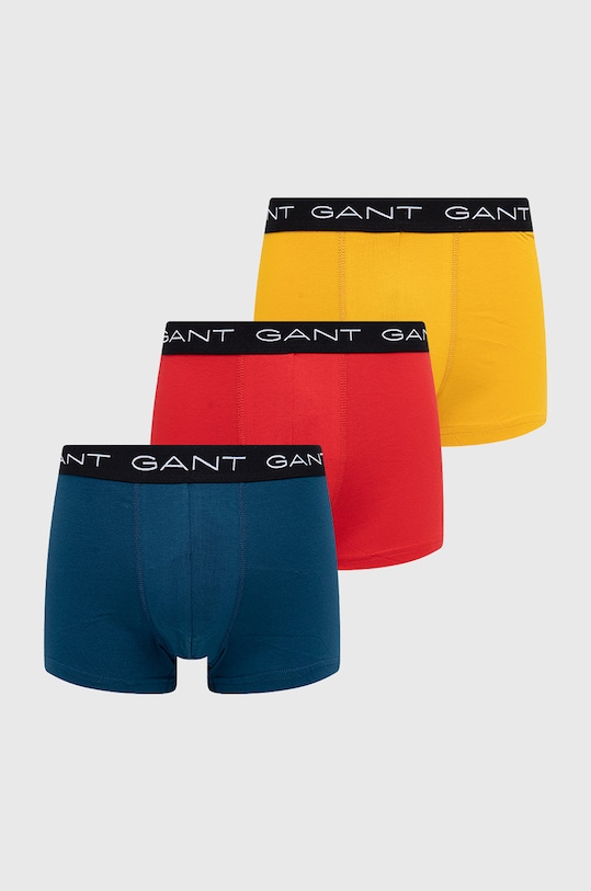 Gant Bokserki (3-pack) 902133003 dzianina żółty 902133003