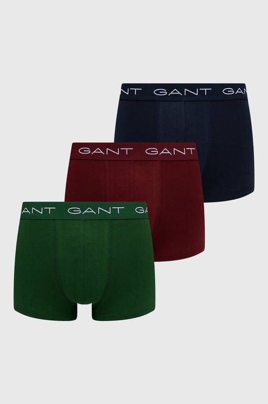 Gant Bokserki (3-pack) 902133003 dzianina czerwony 902133003