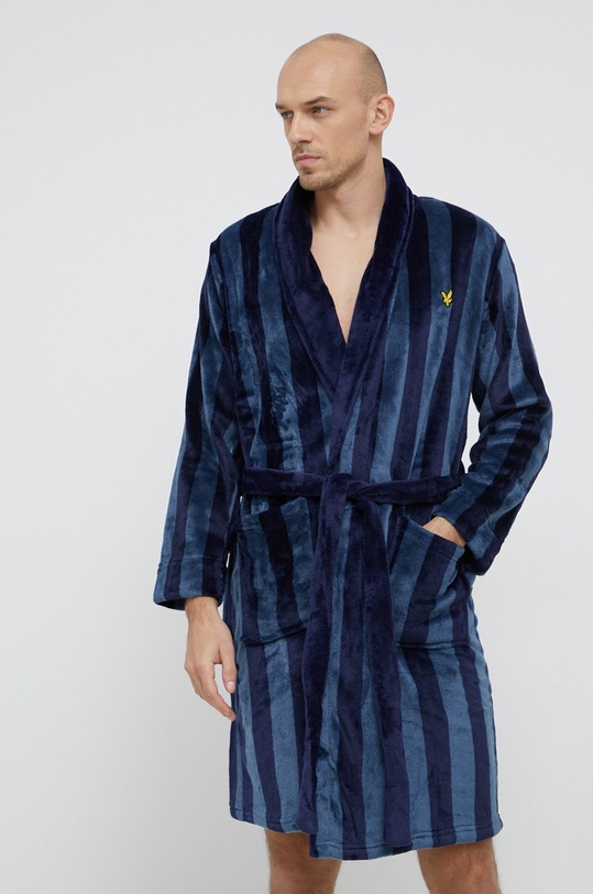 Župan Lyle & Scott pletenina tmavomodrá DOHERTY.9304