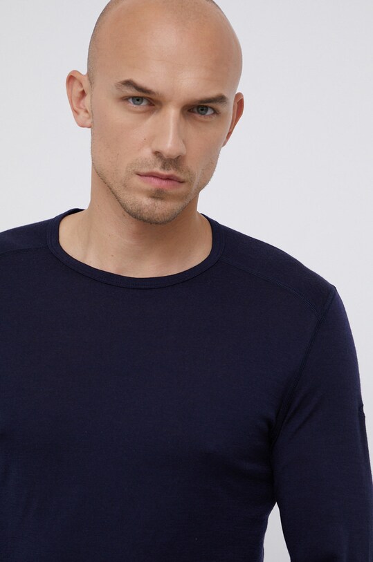 Odzież Icebreaker Longsleeve wełniany 200 Oasis LS Crewe IB1043654011 granatowy