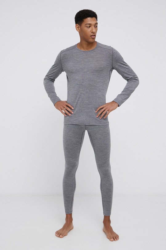 Icebreaker longsleeve funkcyjny wełniany IB1043650131 szary AW23