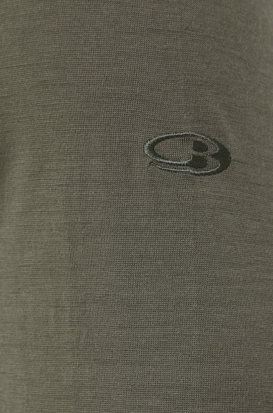 Icebreaker Longsleeve din lână verde IB1043650691