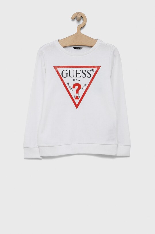 Детская хлопковая кофта Guess хлопок белый L73Q09.KAUG0