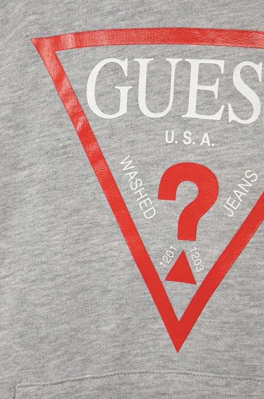 Chłopiec Guess Bluza bawełniana dziecięca L92Q09.KAUG0 szary