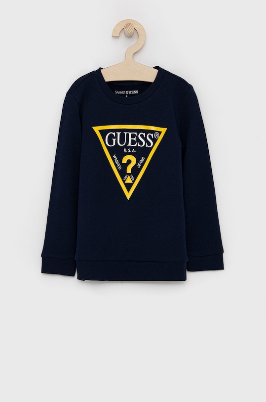 Guess Bluza dziecięca pozostałe granatowy N73Q10.KAUG0