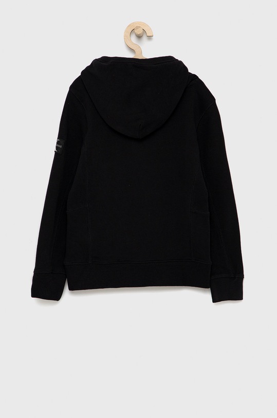 Dětská bavlněná mikina Calvin Klein Jeans IB0IB00682.4890 černá AW21