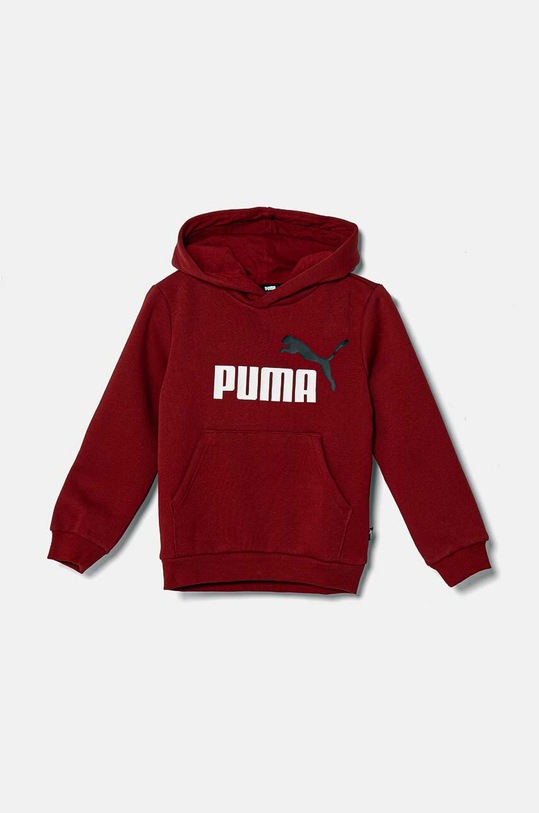 Puma bluza dziecięca z kapturem czerwony 586987