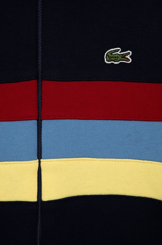Băieți Lacoste Hanorac de bumbac pentru copii SJ7546 bleumarin