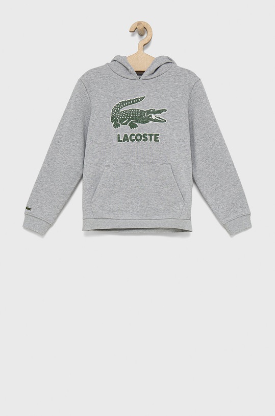 Lacoste Bluza dziecięca SJ1967 z kapturem szary SJ1967