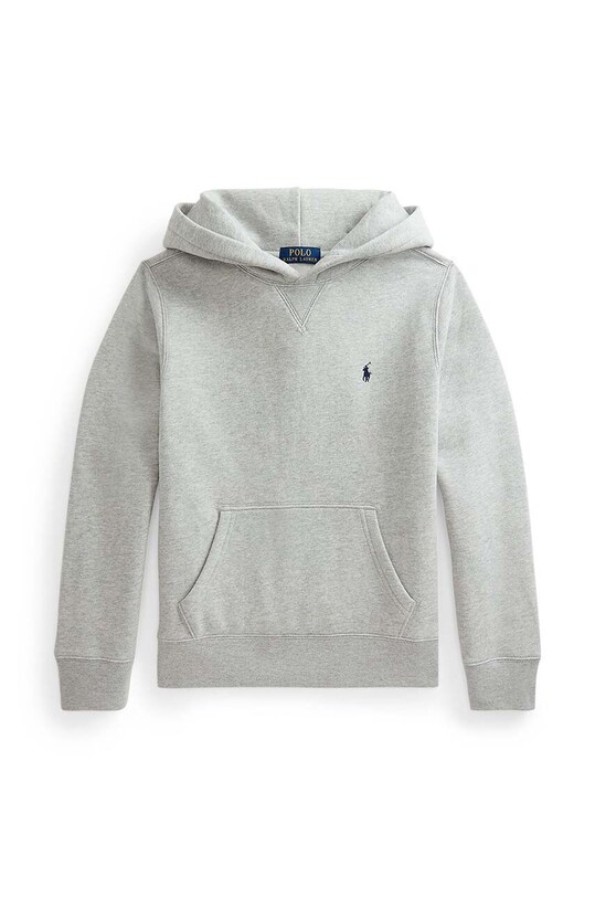 Detská mikina Polo Ralph Lauren melanž sivá 323749954017