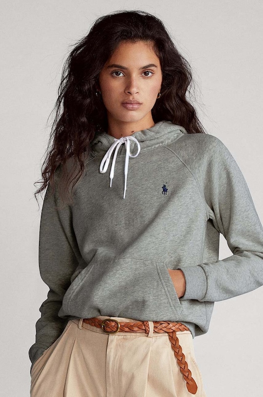 Polo Ralph Lauren Bluza 211794394003 z kapturem szary 211794394003