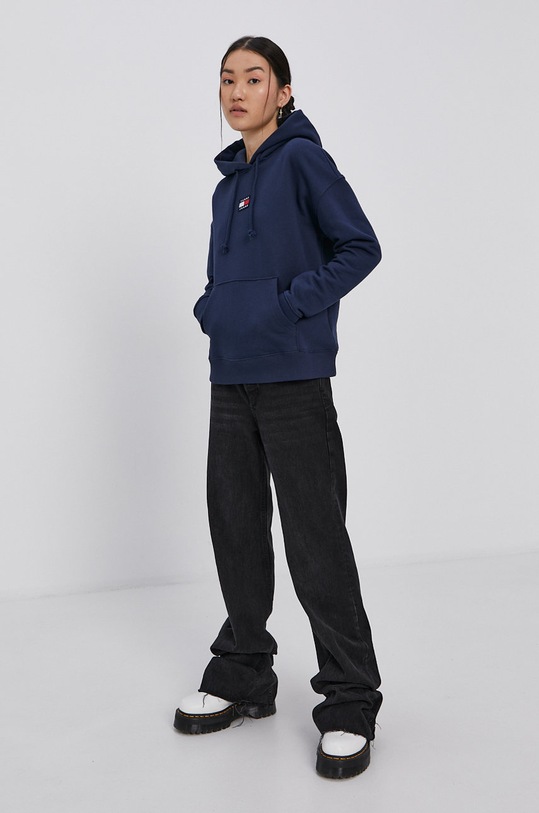 Tommy Jeans bluza bawełniana DW0DW10403.4890 granatowy AW22
