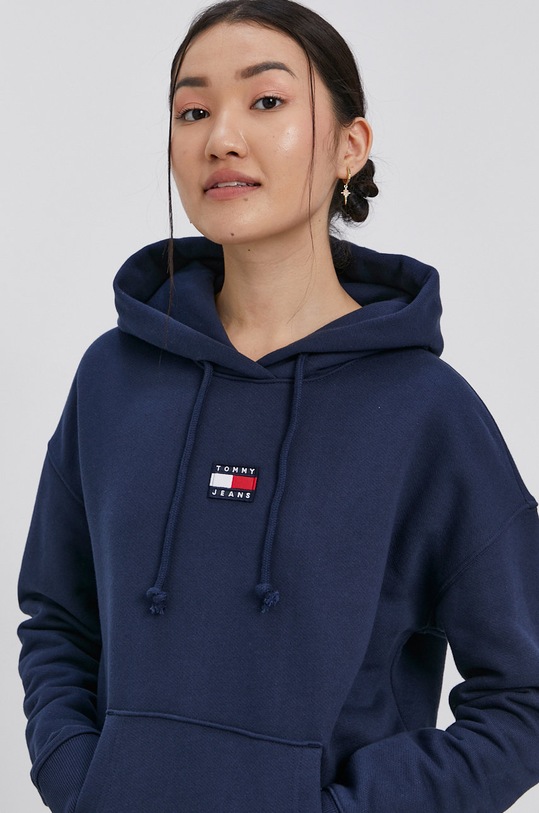 Tommy Jeans bluza bawełniana granatowy DW0DW10403.4890
