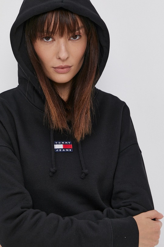 Tommy Jeans bluza bawełniana czarny DW0DW10403.4890
