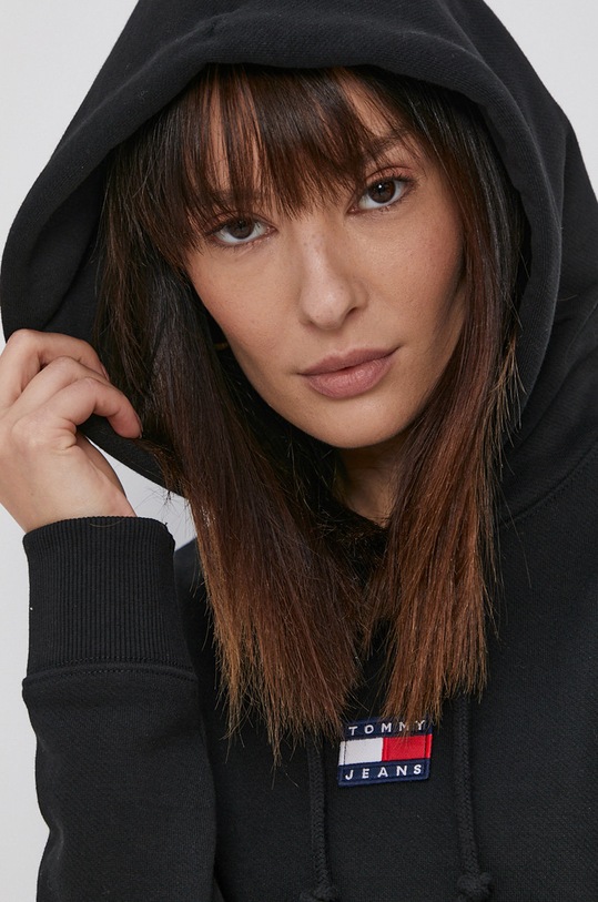 Tommy Jeans bluza bawełniana DW0DW10403.4890 czarny